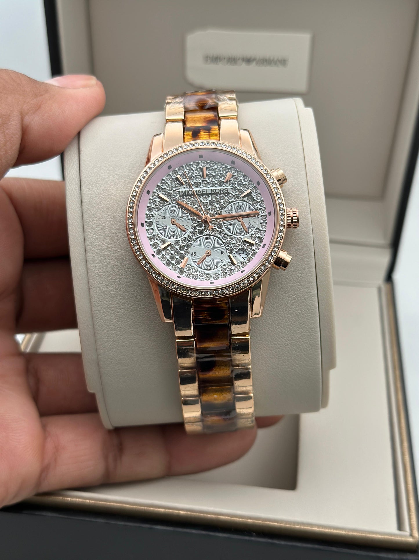 Mk Chronograph watch, a popular model