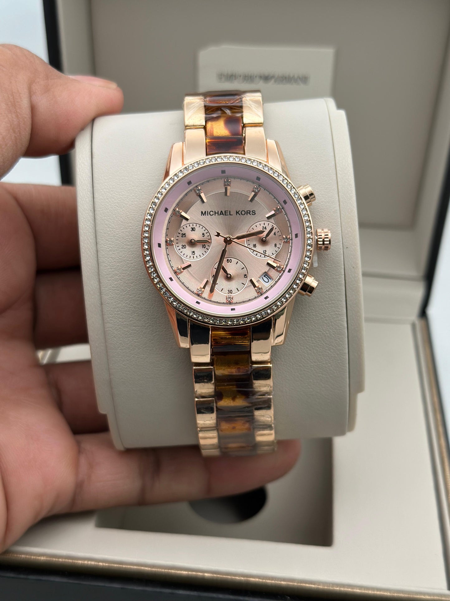 Mk Chronograph watch, a popular model