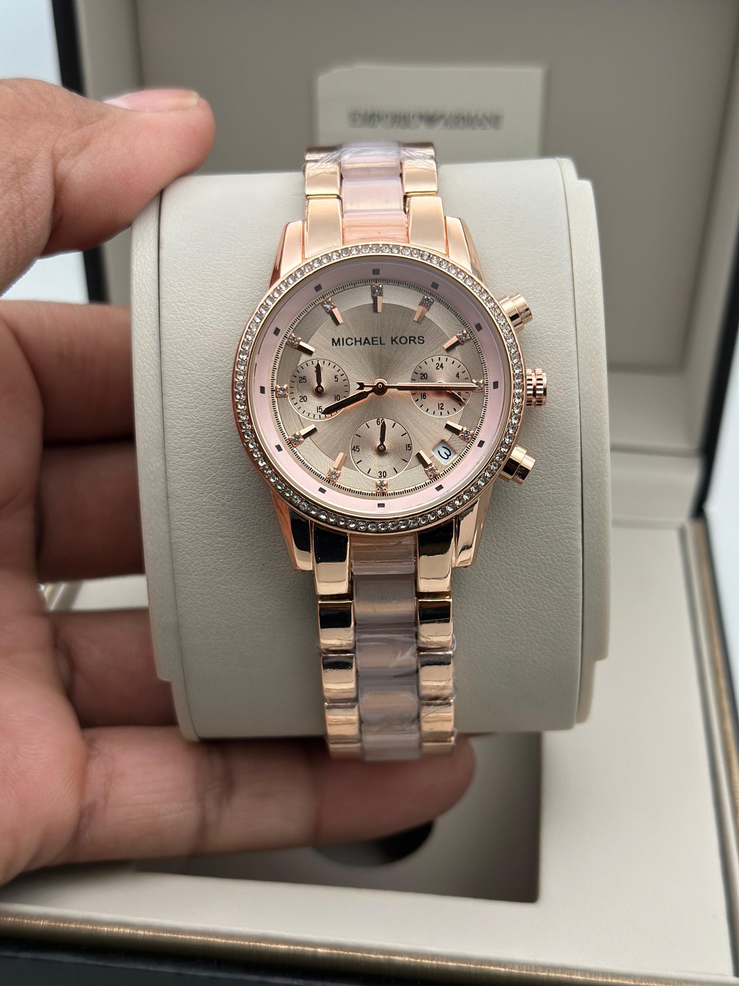 Mk Chronograph watch, a popular model