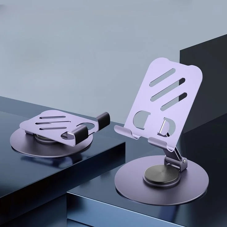 360° Multifunctional Metal Desk Phone Stand