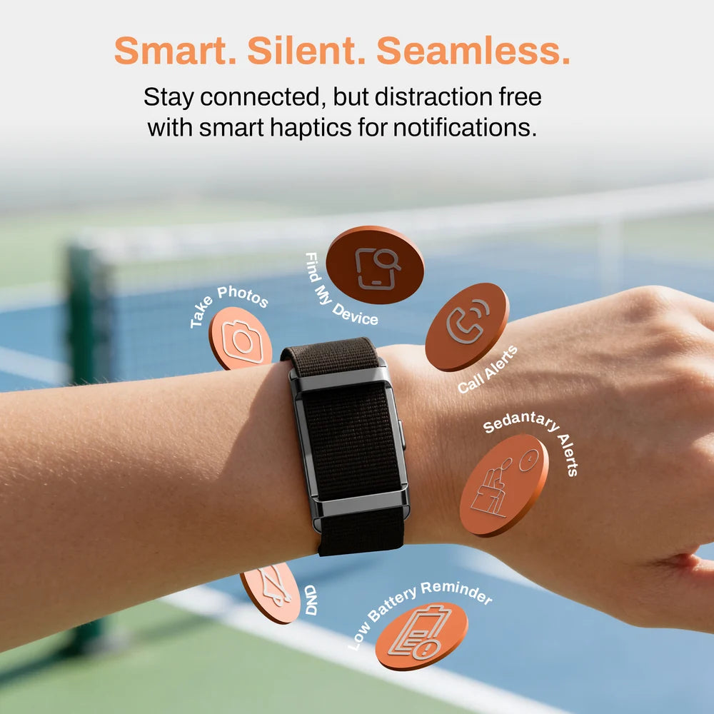 Pebble Qore™ 2 Smart Fitness Band | Premium Metal Build | 45 Days Battery | 5ATM Water Resistant