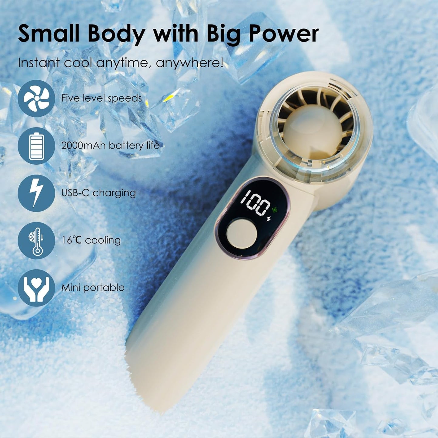 Minthouz Portable Handheld Fan FANO-P20S