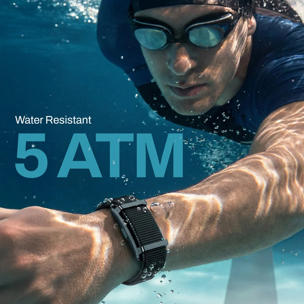 Pebble Qore™ 2 Smart Fitness Band | Premium Metal Build | 45 Days Battery | 5ATM Water Resistant