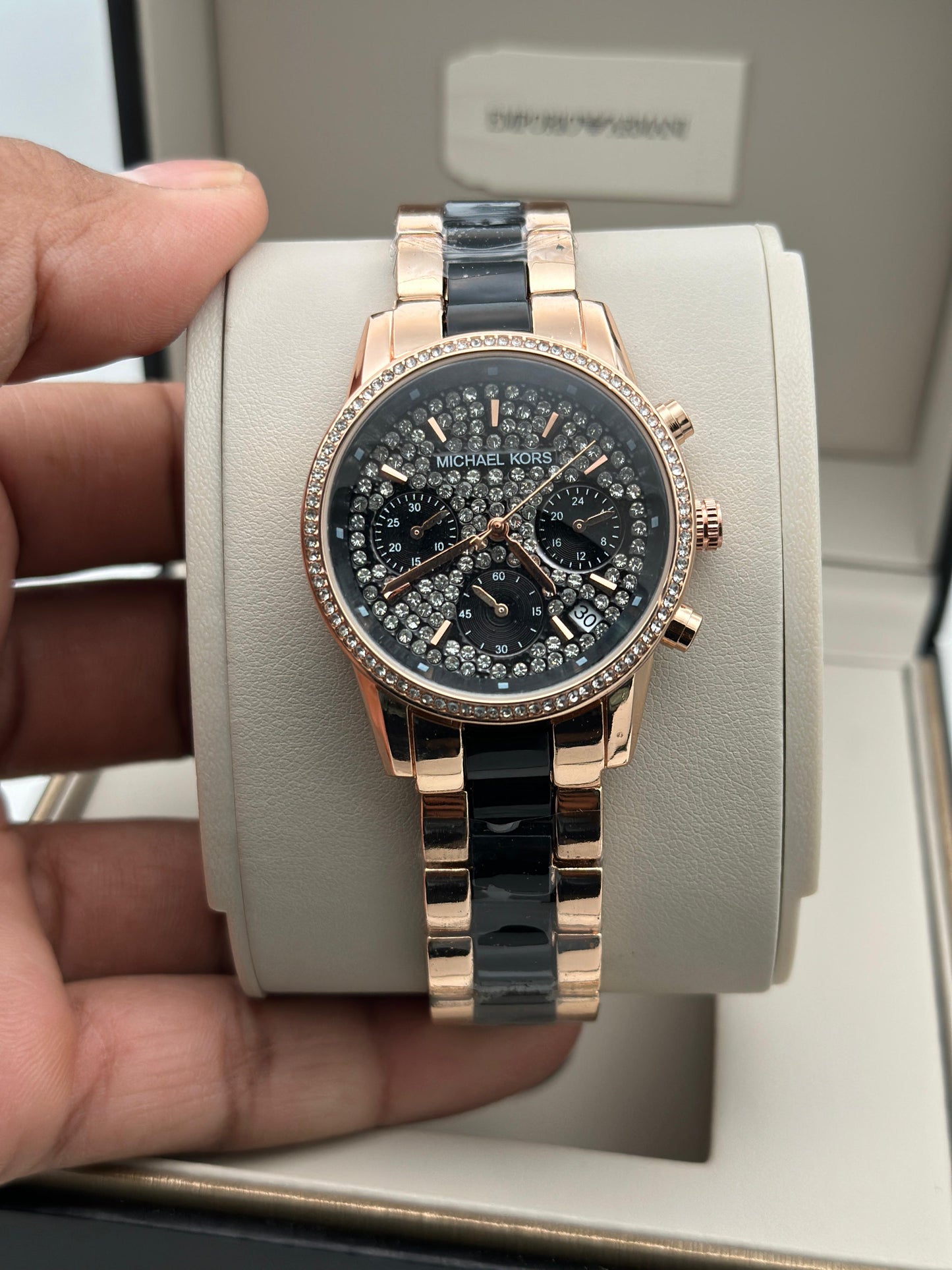 Mk Chronograph watch, a popular model
