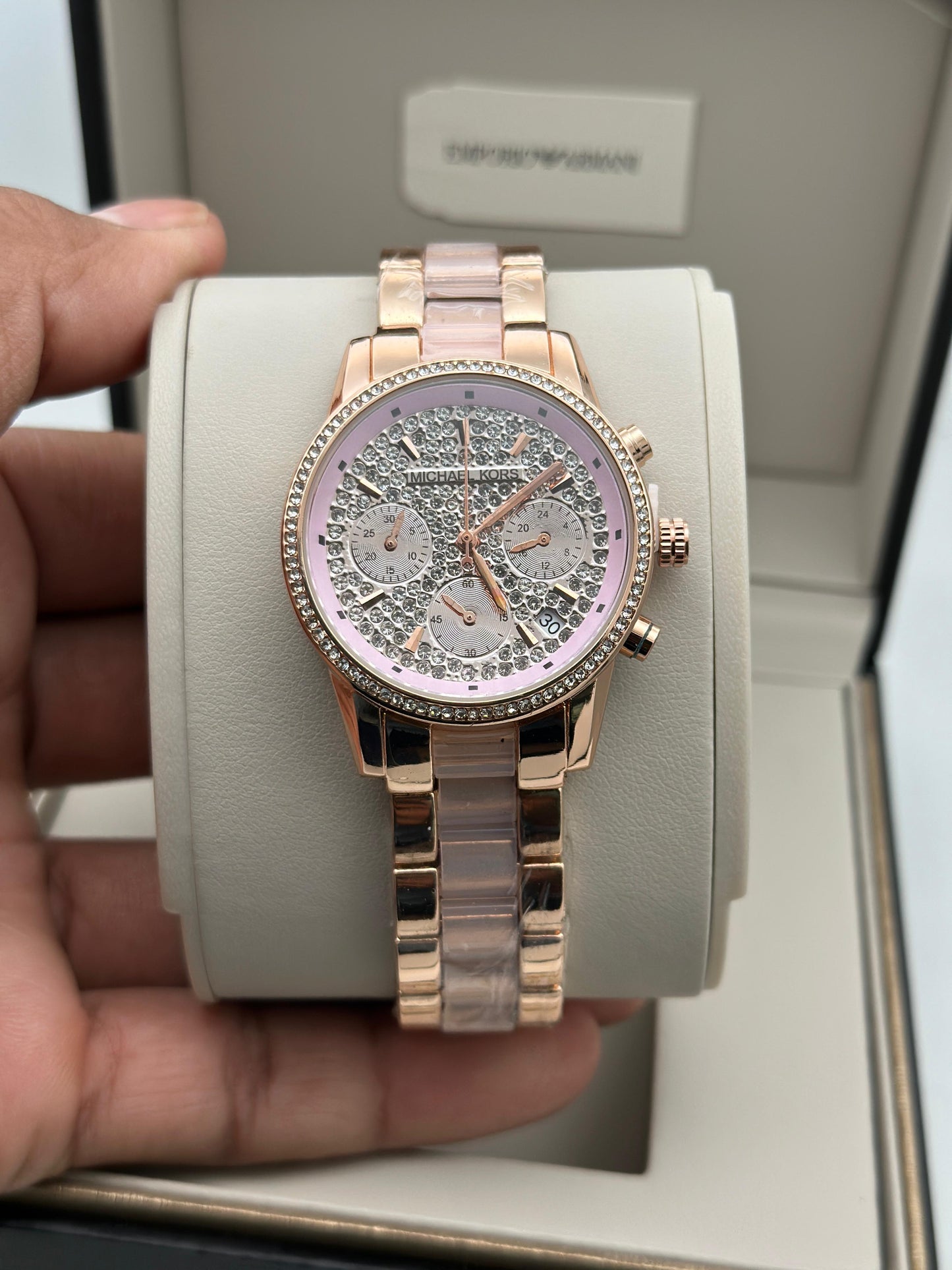 Mk Chronograph watch, a popular model