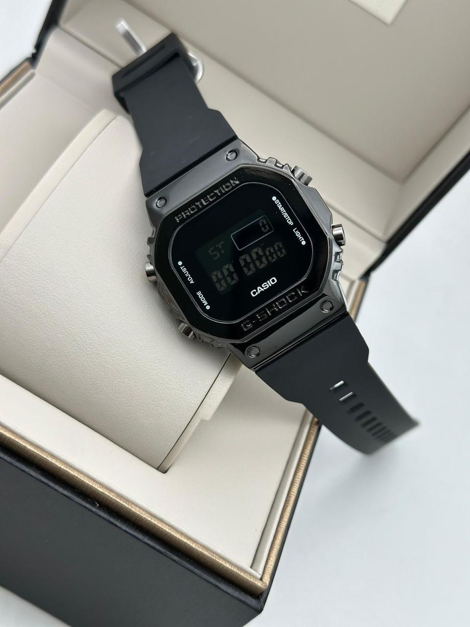 G-Shok Square Watch with Metal Beze
