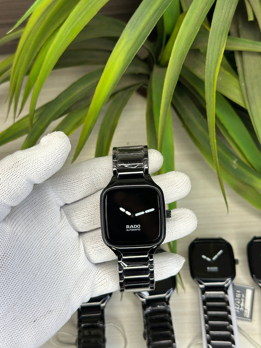 Raado Rd True Square Black Dial Watch