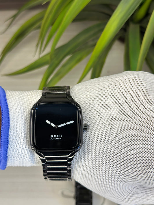 Raado Rd True Square Black Dial Watch