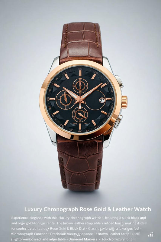 Luxury Chronograph Leather
