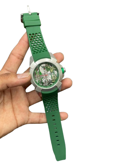 Shri Ram Limited Edition Watch with Orange Silicone Strap