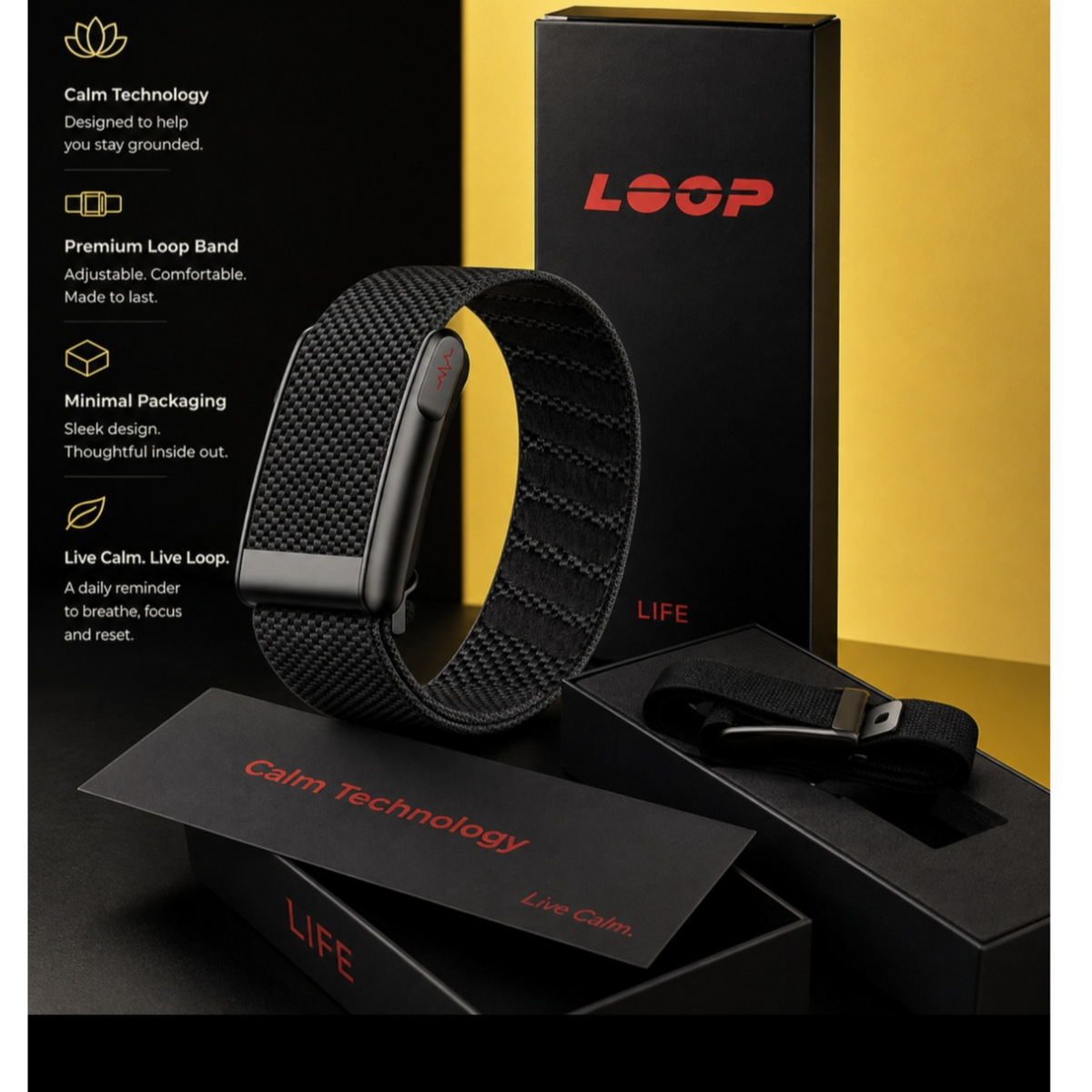 LOOP Smart Fitness Band – Advanced Health & Activity Tracker
